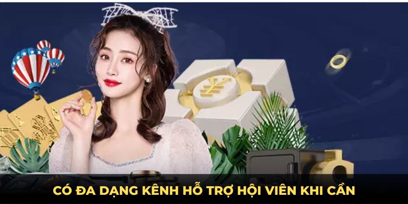 kênh hỗ trwoj đa dạng tại king88